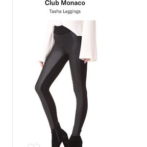 Club Monaco Faux Leather Leggings
